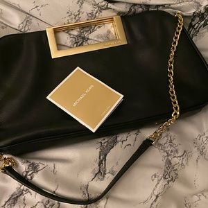 Black Michael Kors Clutch